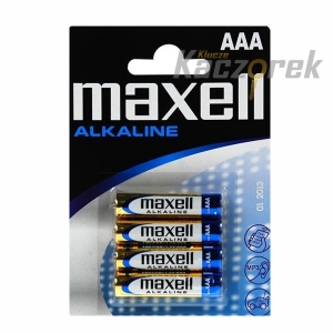 Bateria Maxell - AAA - LR03 - 4 szt. - blister
